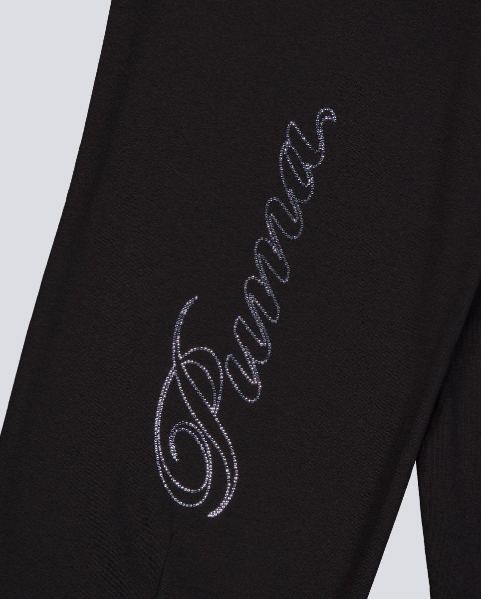 Pantalón Puma Essential Graphics Bedazzled Negro Mujer 634567-01