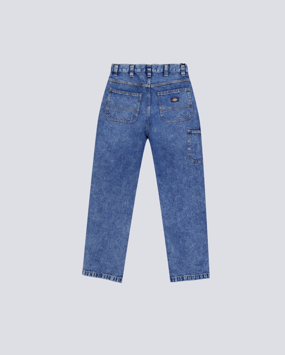 Pantalón Vaquero Dickies Madison Baggy Fit Denim Rinsed Fade Hombre DK0A4YECK211