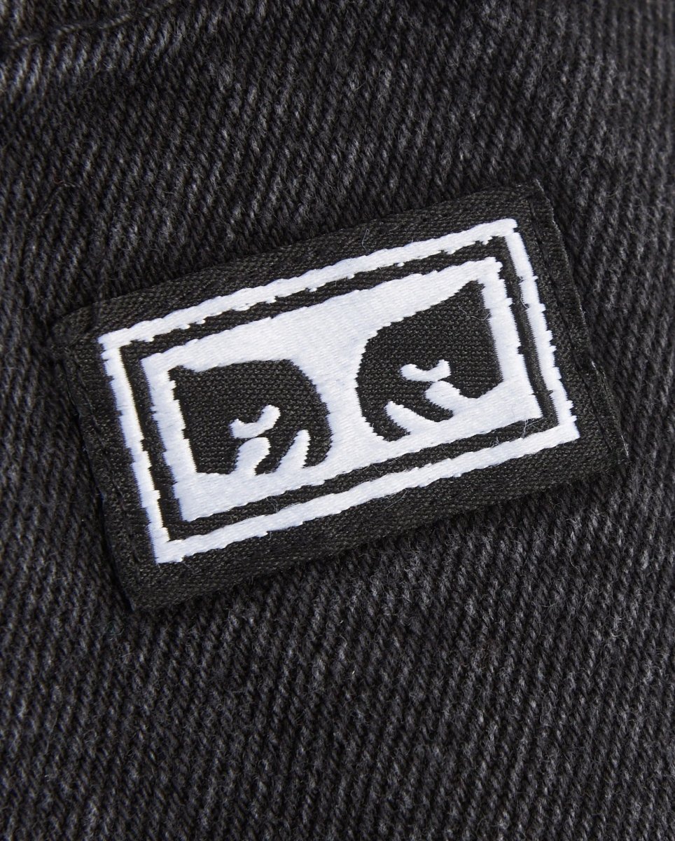 Pantalón Vaquero Obey Easy Denim Negro Hombre 142010079-RSI