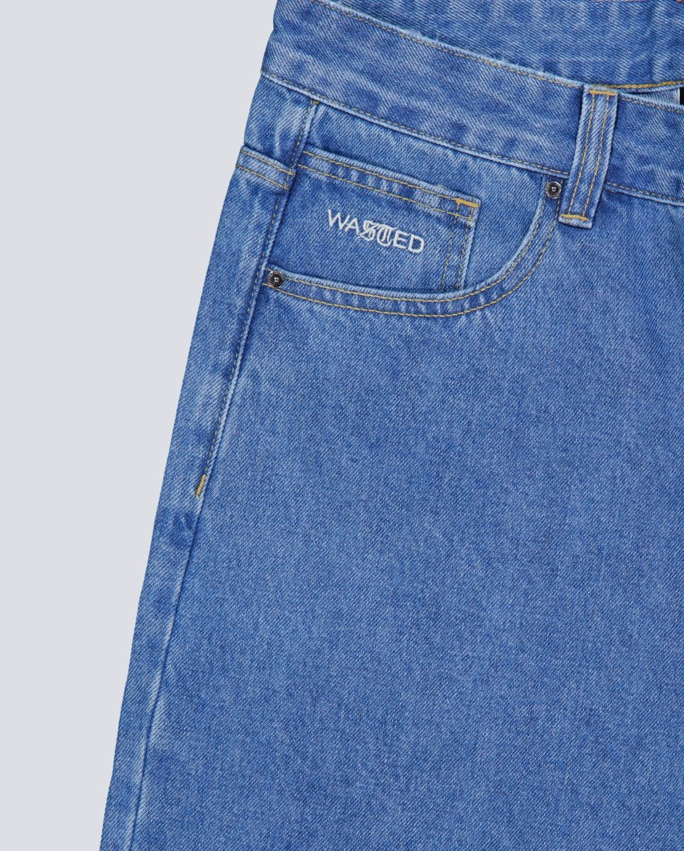 Pantalón Vaquero Wasted Paris Signature Casper Azul Hombre WASHED-BLUE