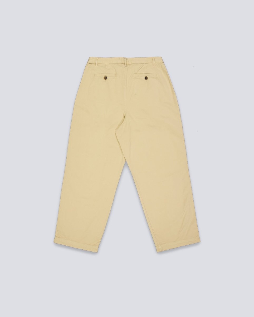 Pantalón We Are Not Friends Pleat Cream Chino Beige Hombre WANFSS25-21