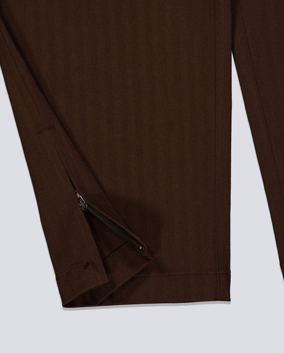 Pantalones Palard Victoria Herringbone Marrón Unisex