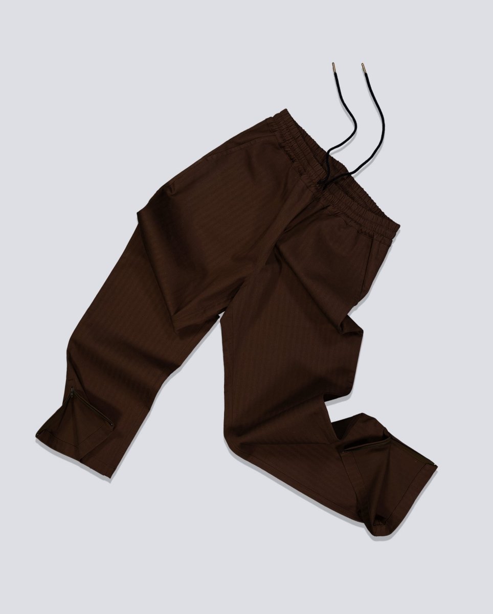 Pantalones Palard Victoria Herringbone Marrón Unisex