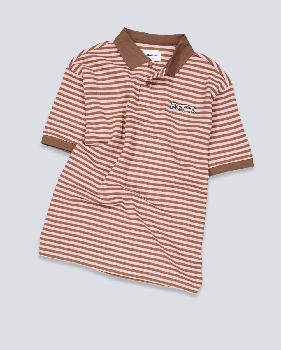 Polo Butter Goods Tunnel Rosa y Marrón Unisex BGQ1263801