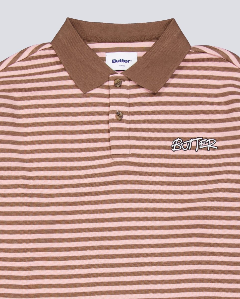 Polo Butter Goods Tunnel Rosa y Marrón Unisex BGQ1263801