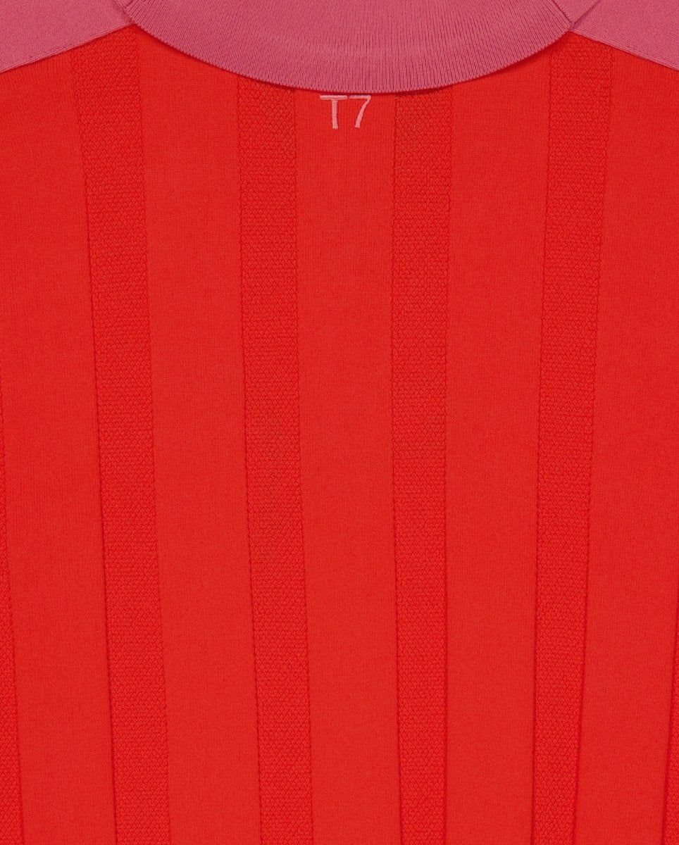 Polo T7 Longsleeve Rojo Y Rosa Unisex 635504-24
