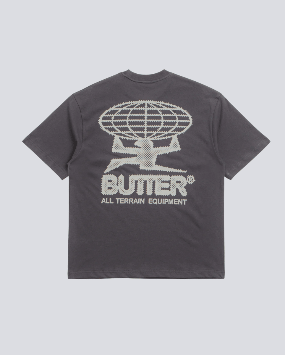 Camiseta Butter Goods Terrain Negra Unisex