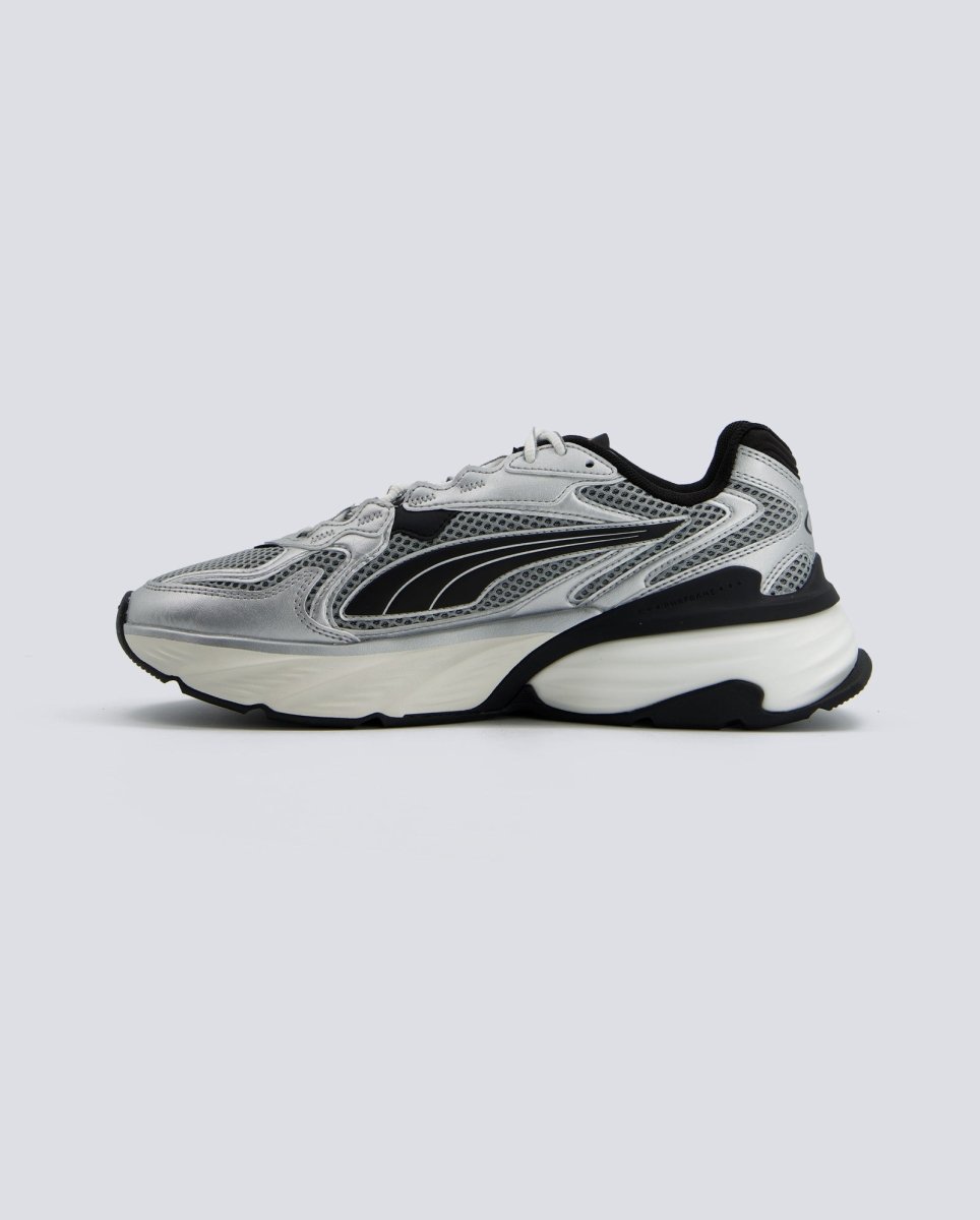 Puma Fade Nitro LS Plata Gris Negro Hombre 406203-04