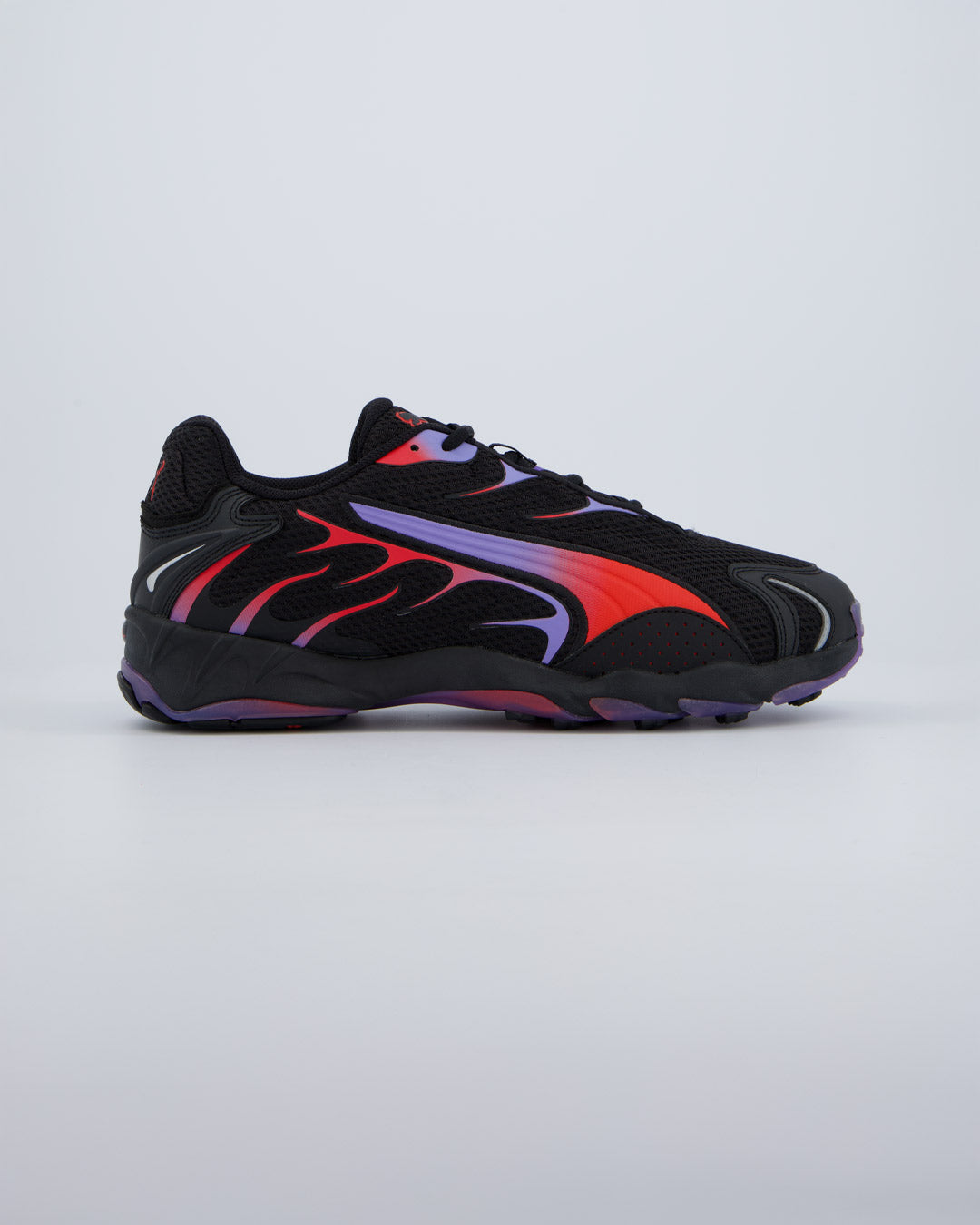 Puma Inhale Negro y Rojo Hombre zapatillas