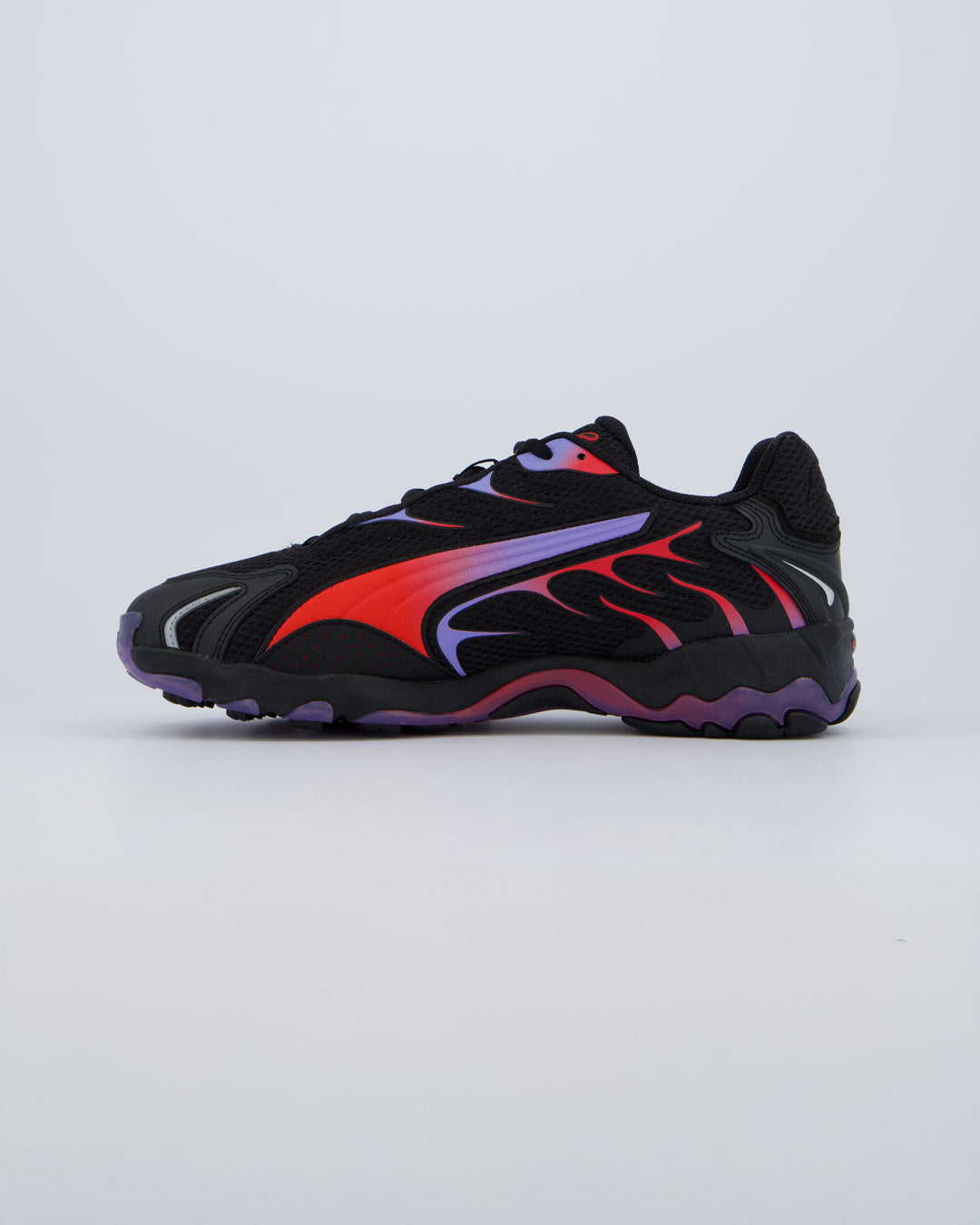 Puma Inhale Negro y Rojo Hombre zapatillas