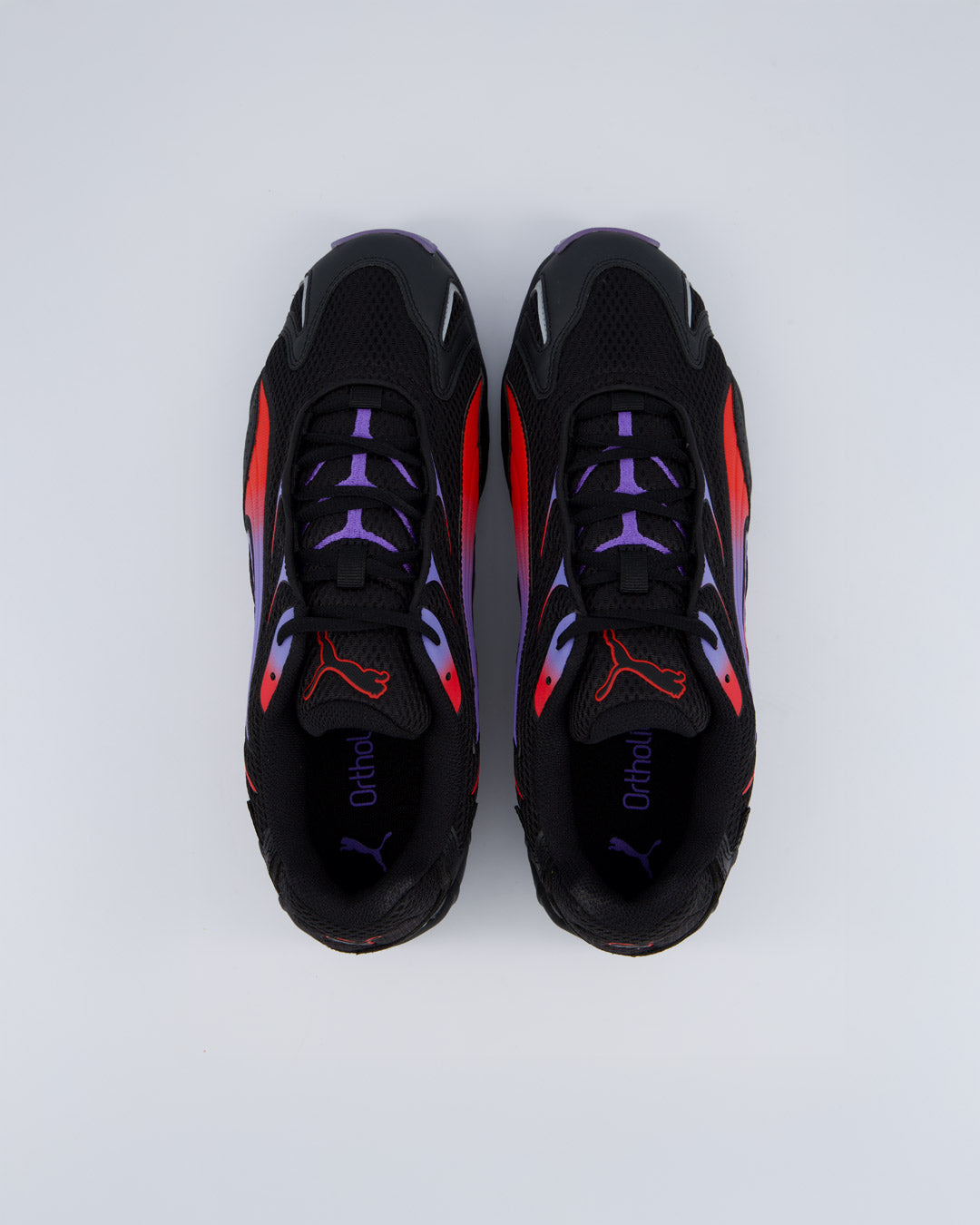 Puma Inhale Negro y Rojo Hombre zapatillas