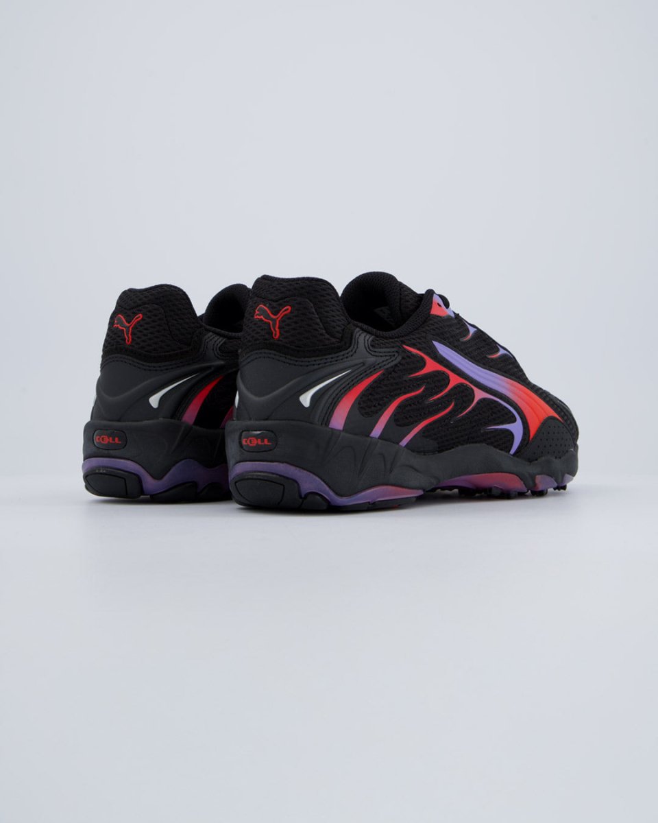 Puma Inhale Negro y Rojo Hombre zapatillas