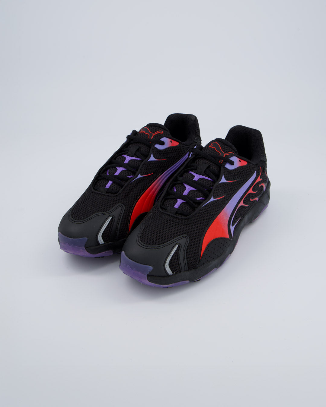 Puma Inhale Negro y Rojo Hombre zapatillas