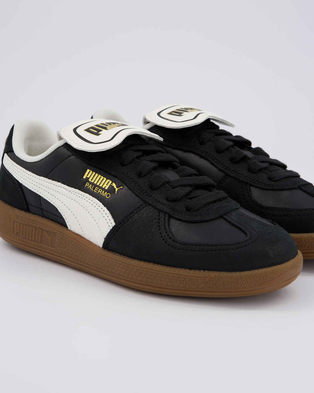 Puma Palermo Premium Negro Y Blanco Mujer zapatillas