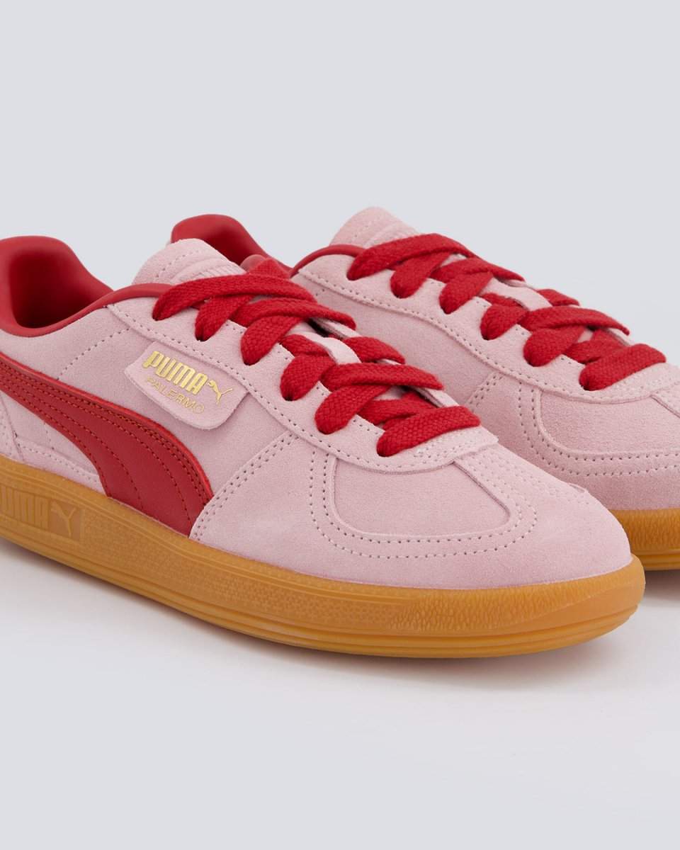 Puma Palermo Premium Rosa Y Rojo Mujer 396463-50 zapatillas