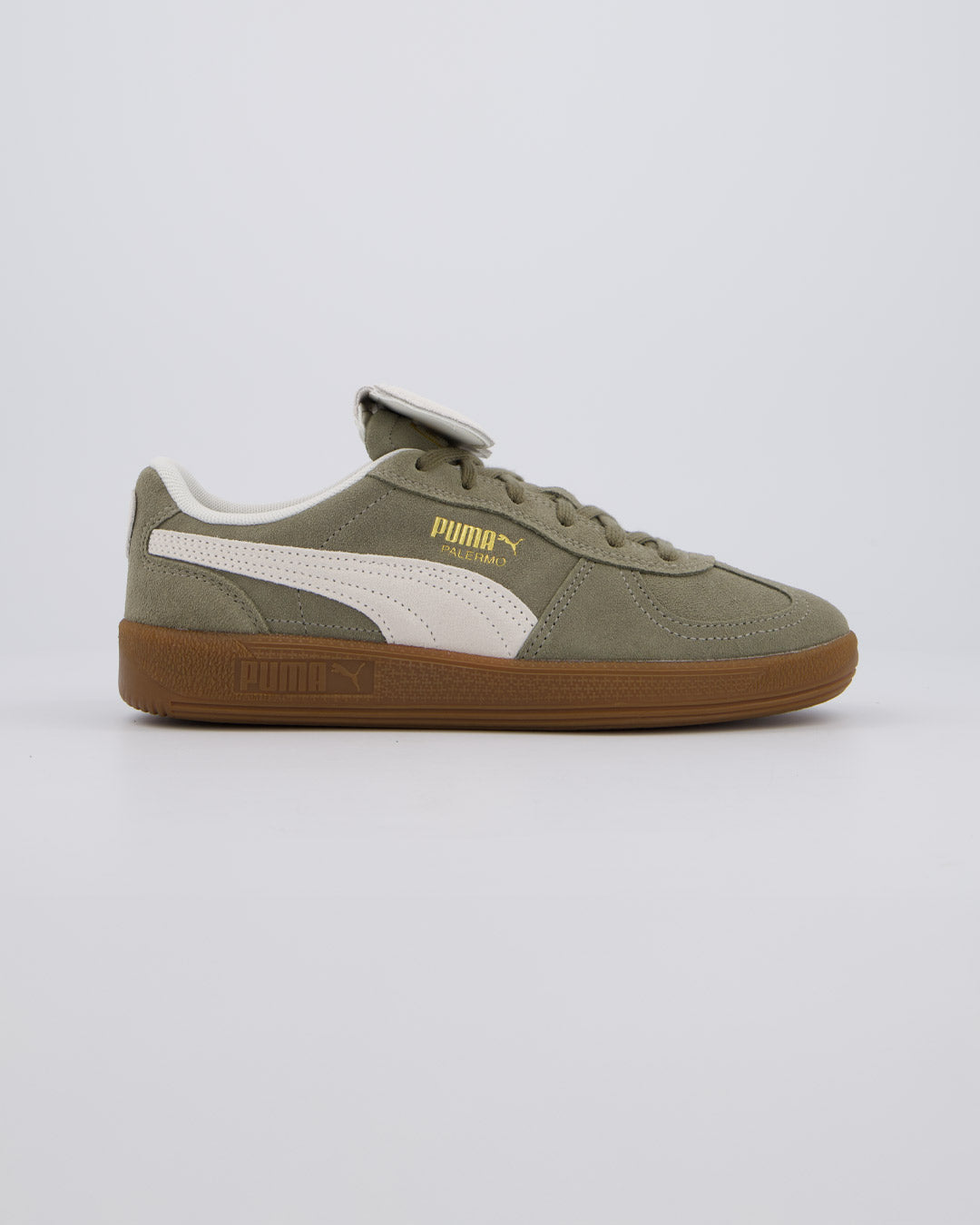 Puma Palermo Premium Taupe Verde Mujer zapatillas
