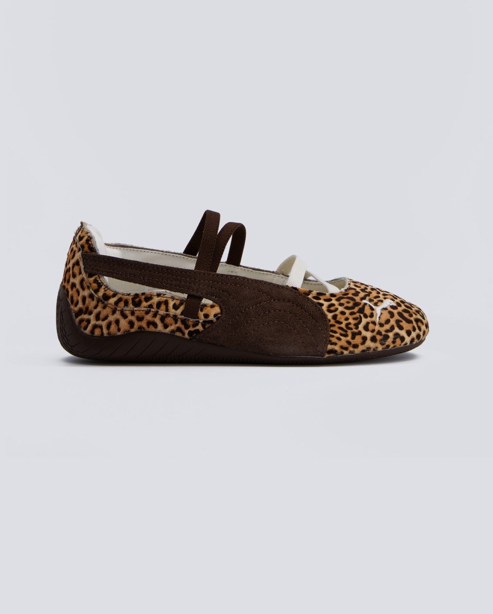 Puma Speedcat Ballet Leopard Marrón Mujer 406689-01 Zapatillas