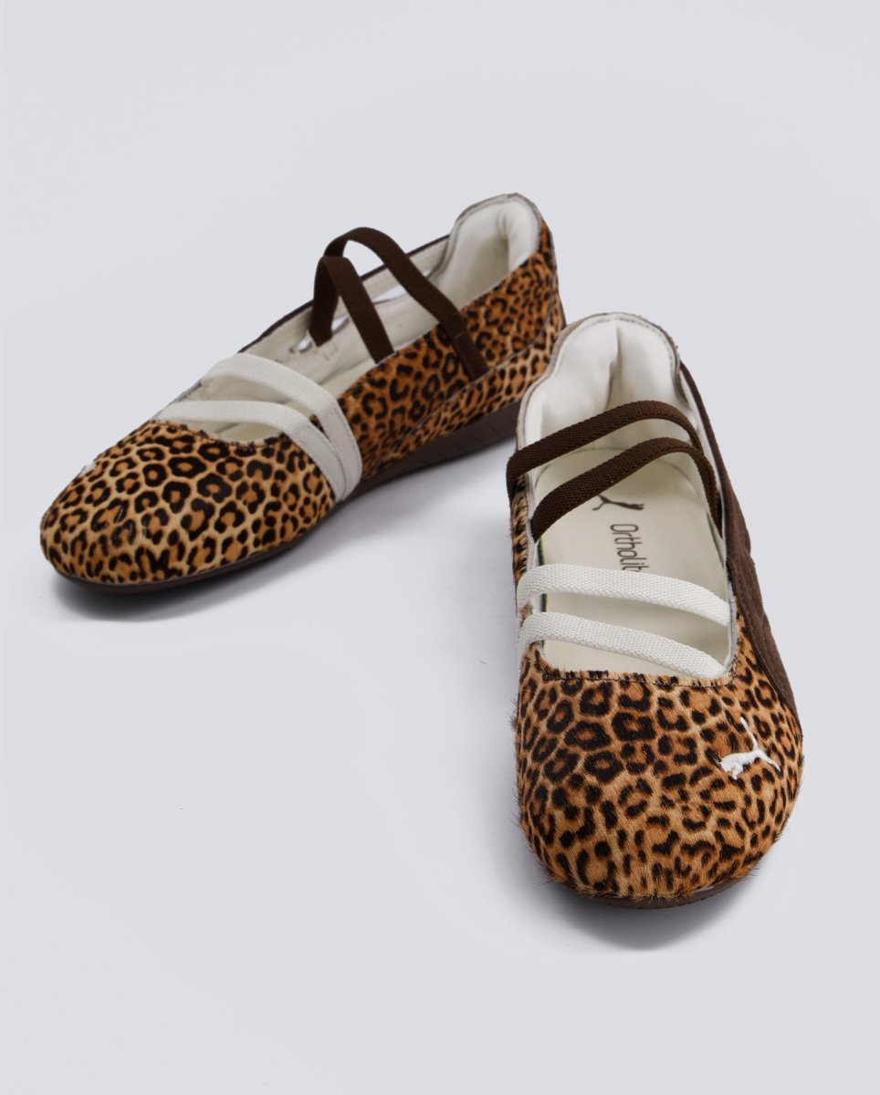 Puma Speedcat Ballet Leopard Marrón Mujer 406689-01 Zapatillas