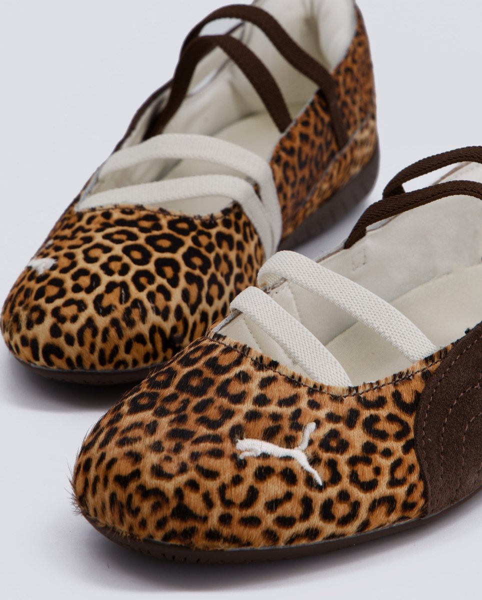 Puma Speedcat Ballet Leopard Marrón Mujer 406689-01 Zapatillas