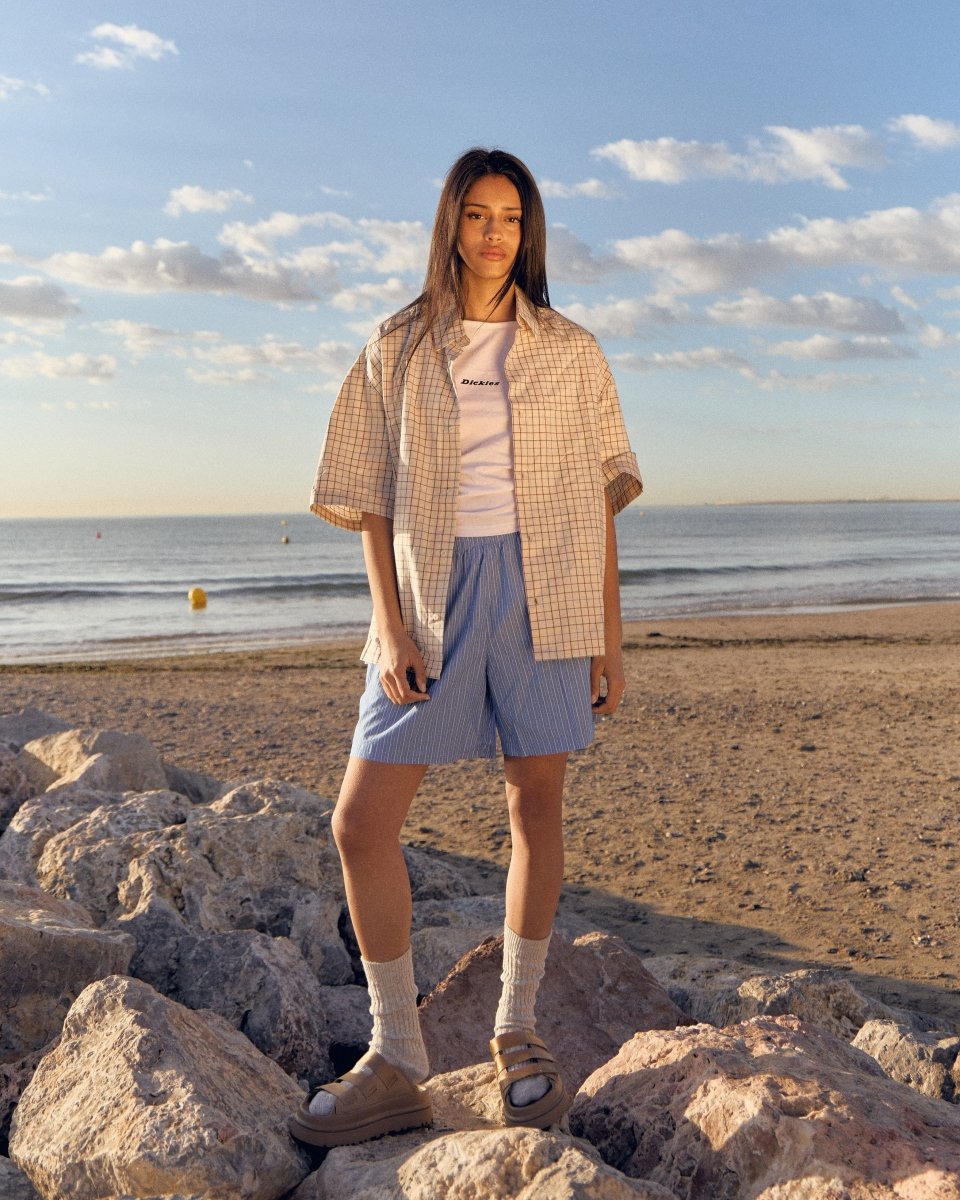 Camisa Butter Goods Equipment Beige Unisex