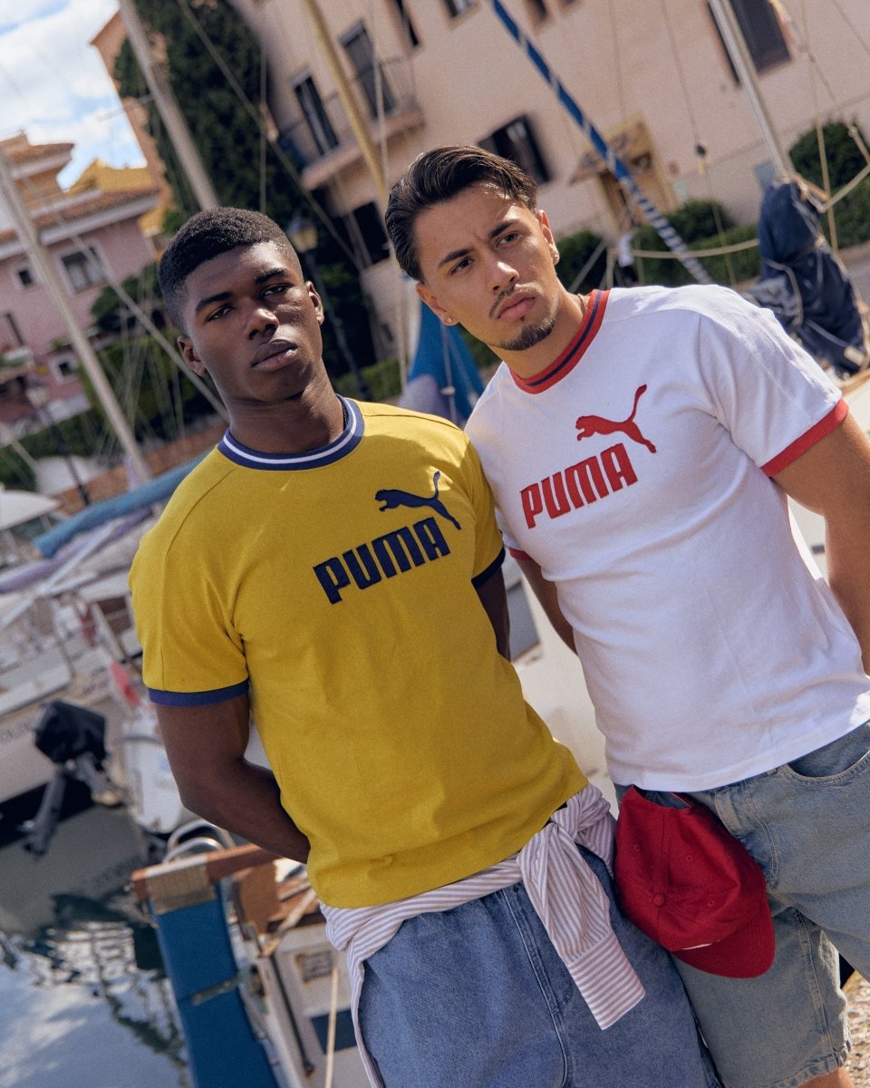 Camiseta Puma T7 Ringer Blanco Hombre