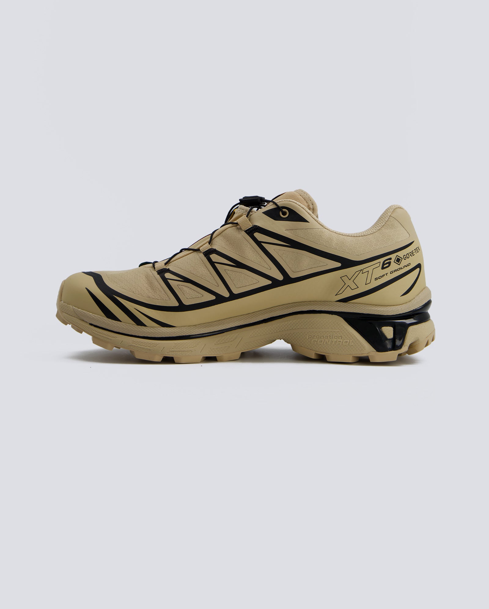 Salomon XT-6 GTX Beige Negro Mujer L47445500