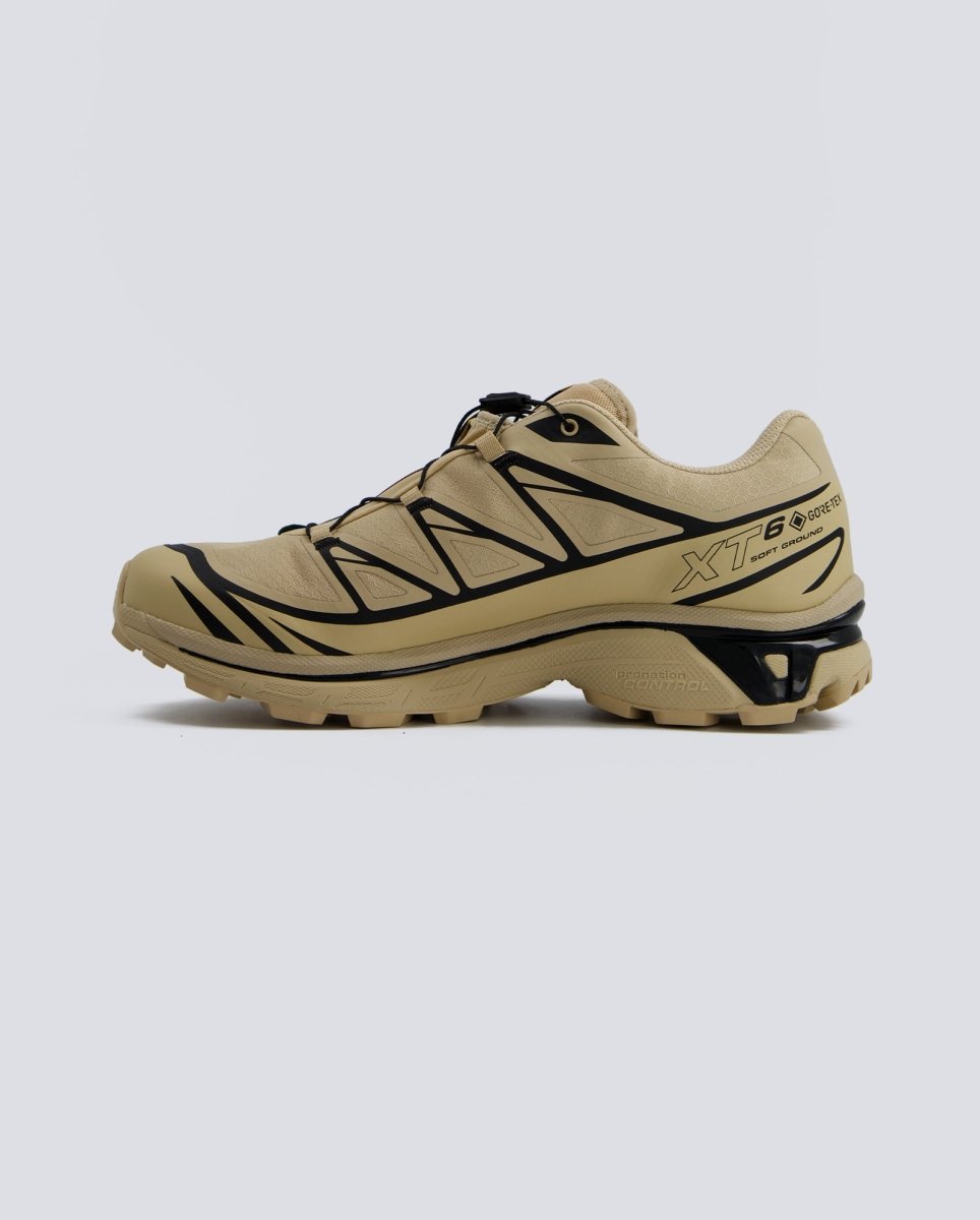 Salomon XT-6 GTX Beige Negro Mujer L47445500