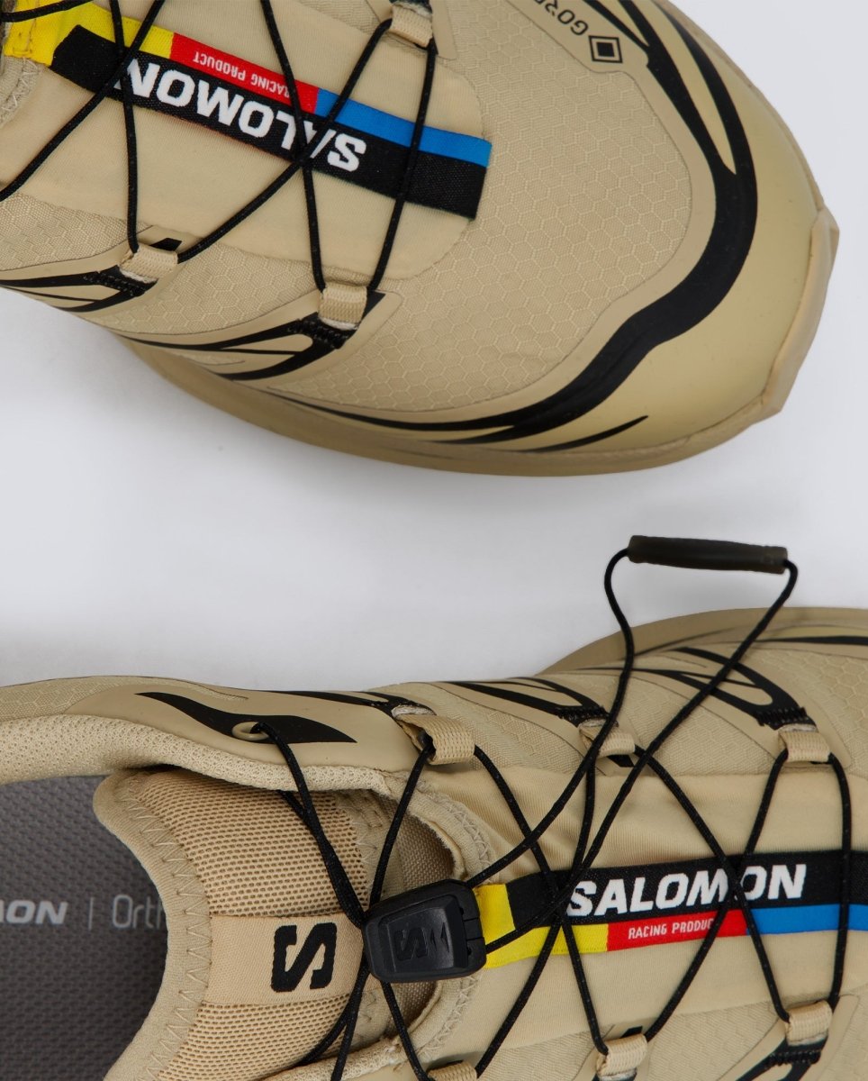 Salomon XT-6 GTX Beige Negro Mujer L47445500