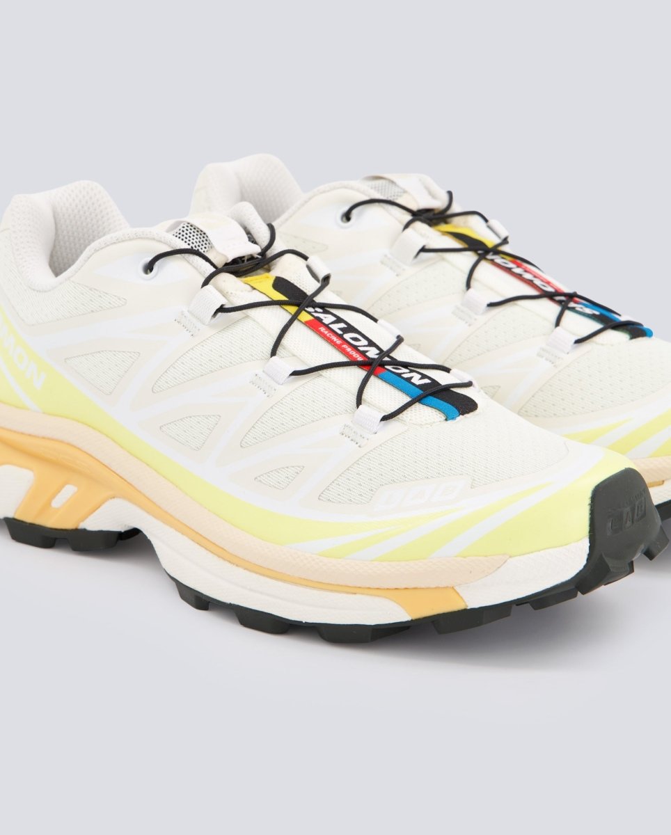 Salomon Xt-6 Blanco Y Amarillo Mujer L47864500 zapatillas