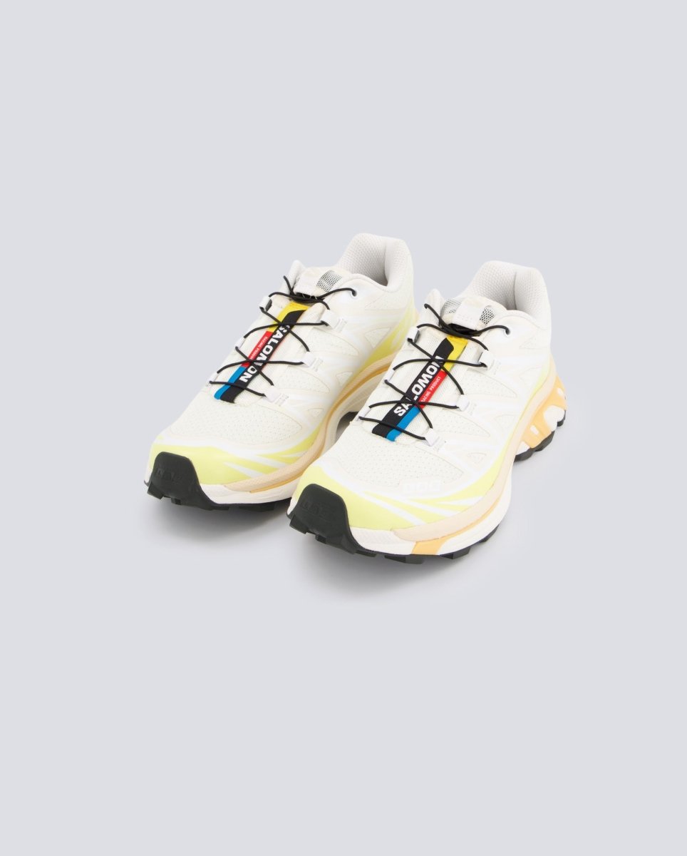 Salomon Xt-6 Blanco Y Amarillo Mujer L47864500 zapatillas