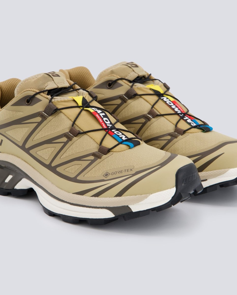 Salomon Xt-6 Gore-Tex Beige Mujer L47975000 zapatillas