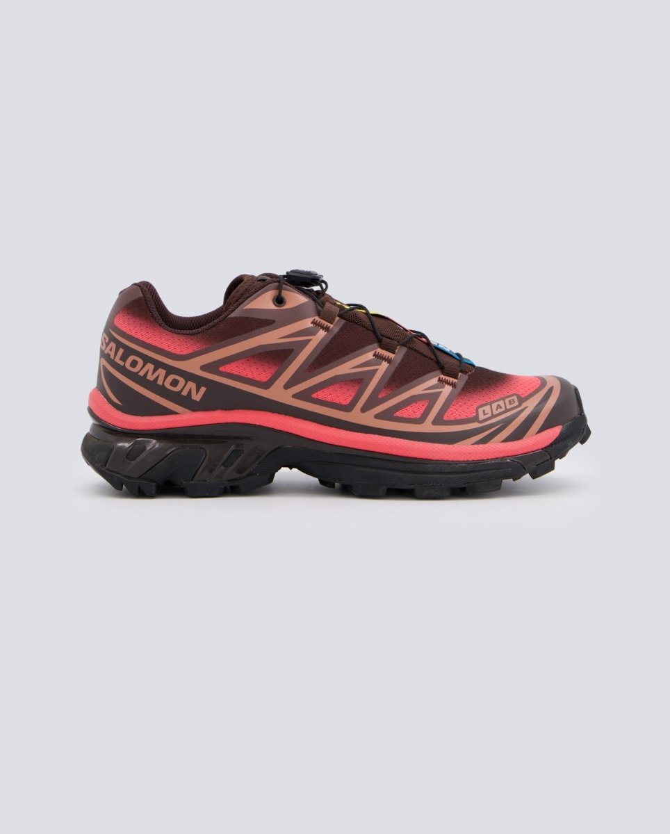 Salomon Xt-6 Skyline Marrón Y Rojo Mujer L47876800 zapatillas