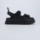 Sandalias Ugg Goldenglow Negro Mujer