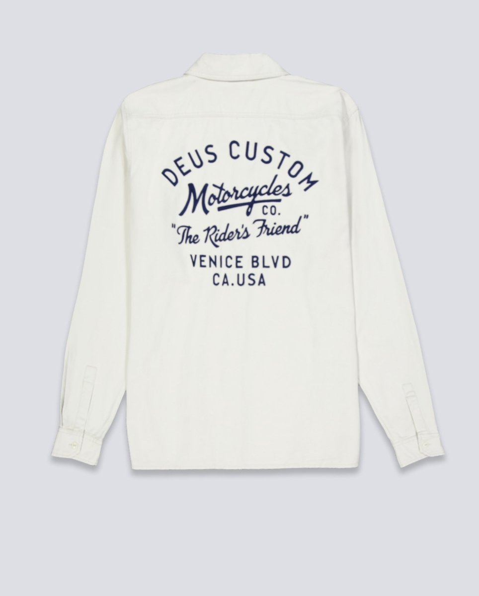 Sobre Camisa Deus Nomad Shirt Beige Unisex D261MSH315-Dirty White
