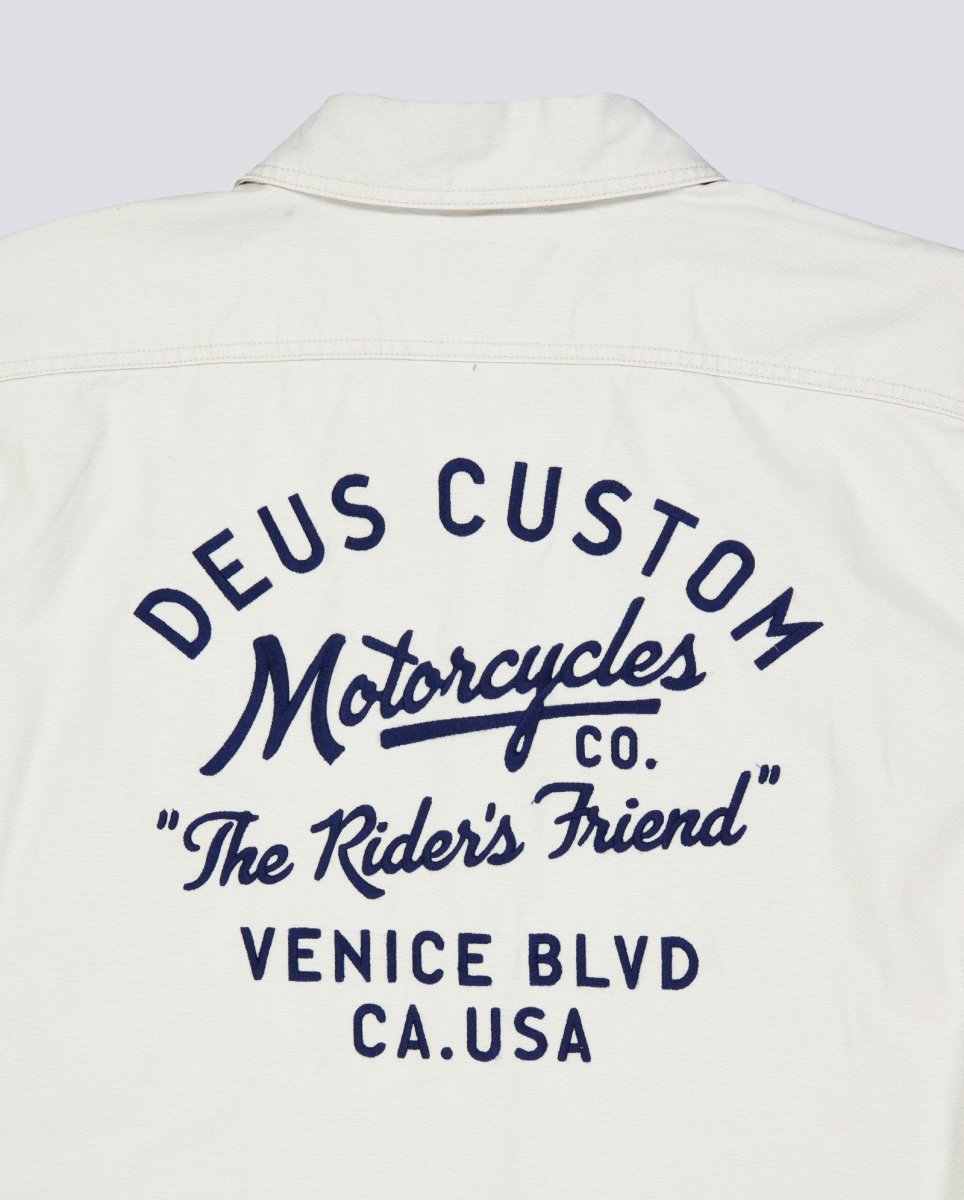 Sobre Camisa Deus Nomad Shirt Beige Unisex D261MSH315-Dirty White