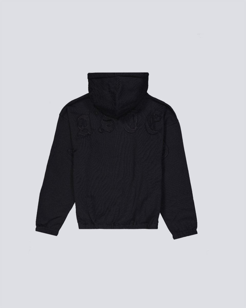 Sudadera Con Cremallera Wasted Paris Kingdom Curve Negro Unisex WSTDSS25-17-BLK