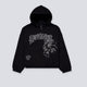 Sudadera Wasted Paris Varg Boxy Zip Negro Unisex