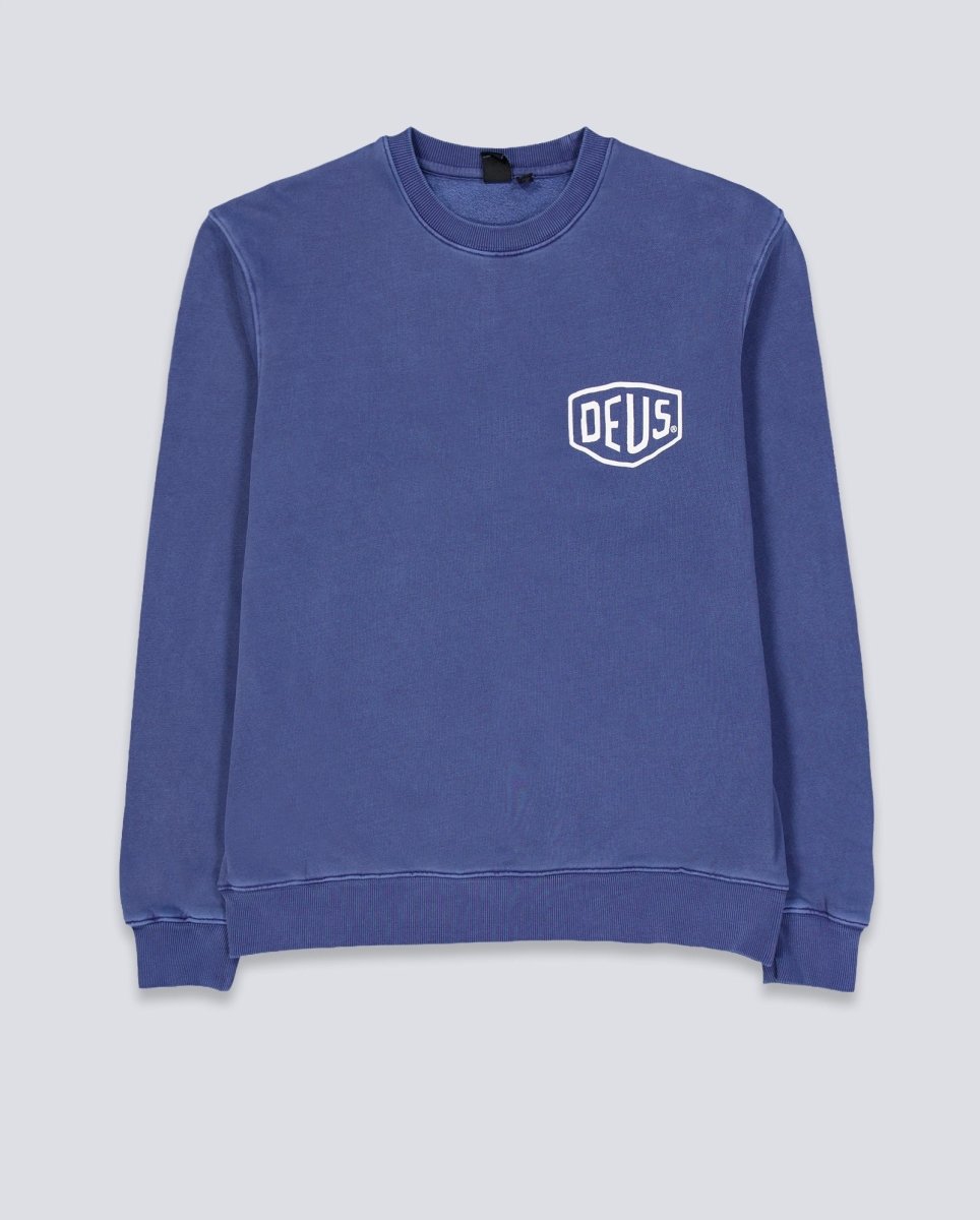 Sudadera Deus Shield Azul Unisex D261MSW186-Mechanic Blue