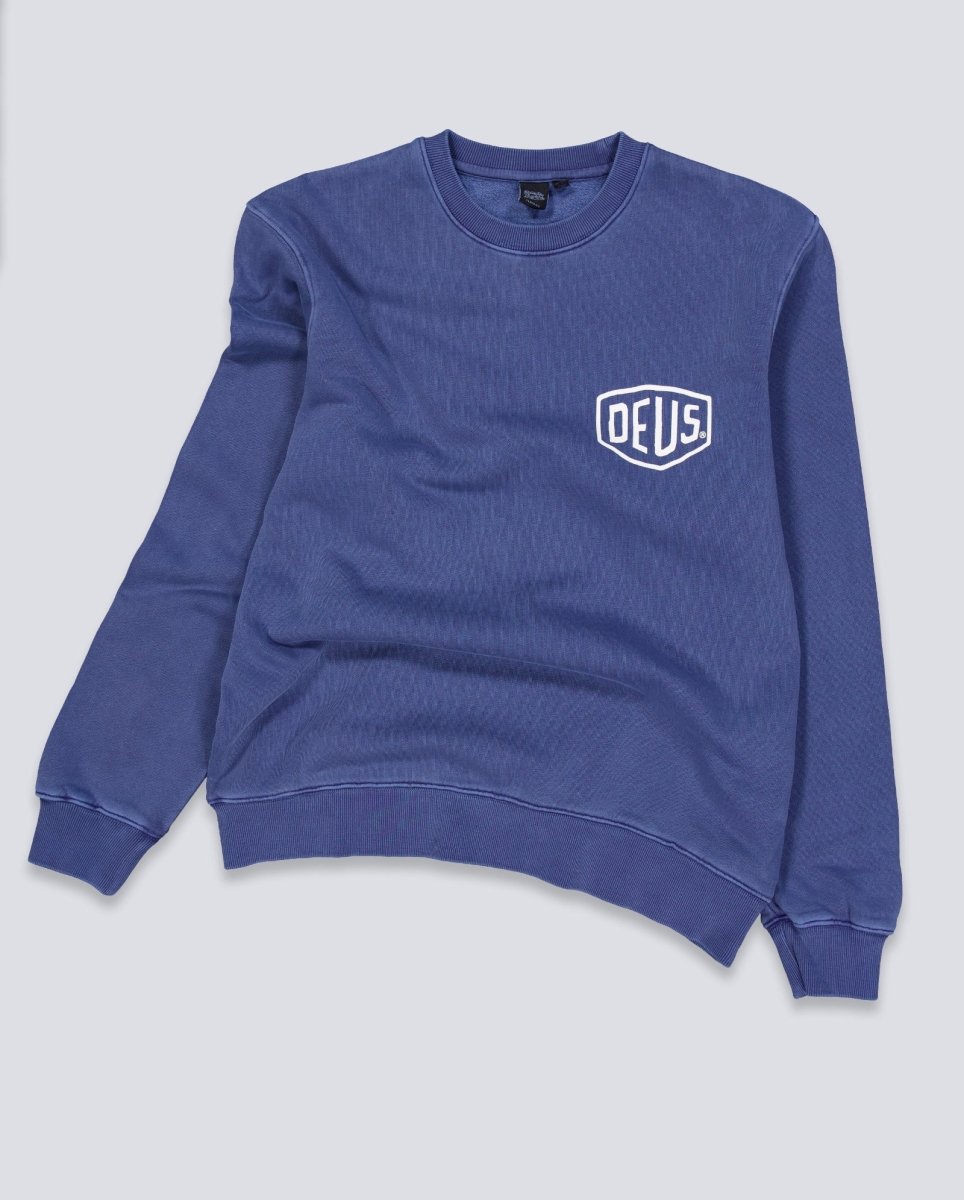 Sudadera Deus Shield Azul Unisex D261MSW186-Mechanic Blue