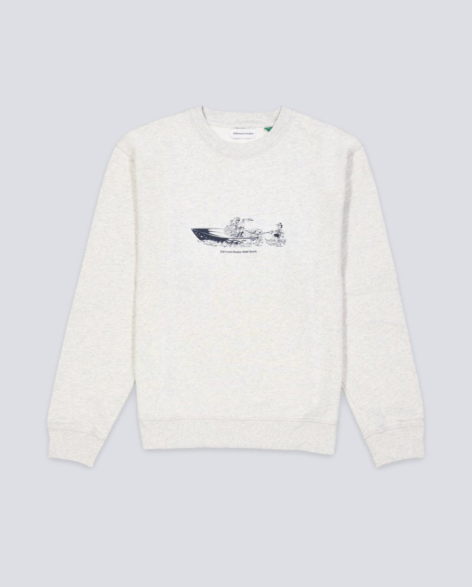 Sudadera Edmmond Studios Boxy Gris Claro Unisex 125-40-14820