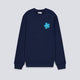 Sudadera Edmmond Studios Garden Azul Marino Hombre
