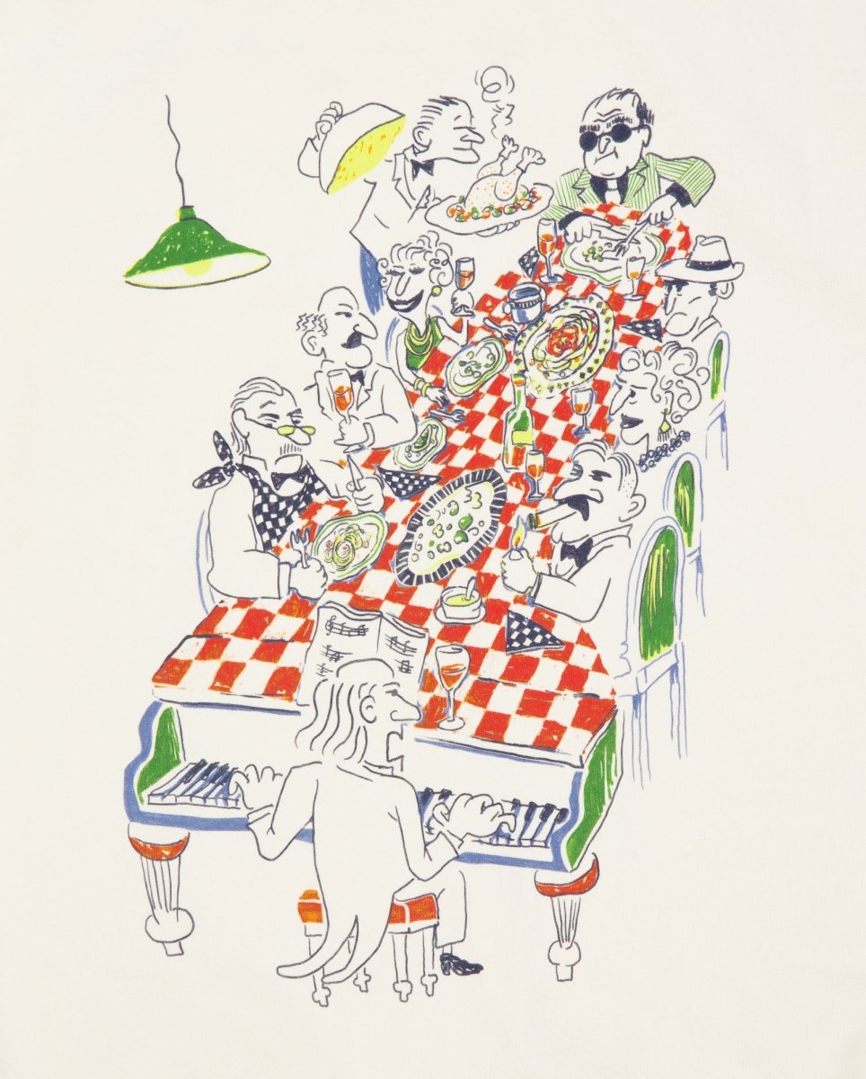 Sudadera Edmmond Studios Piano Bar Beige Unisex 325-40-14010