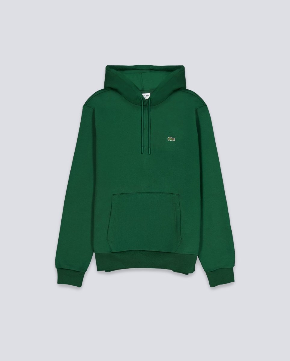 Sudadera Lacoste Con Capucha De Felpa Gruesa Verde Unisex SH9623-00