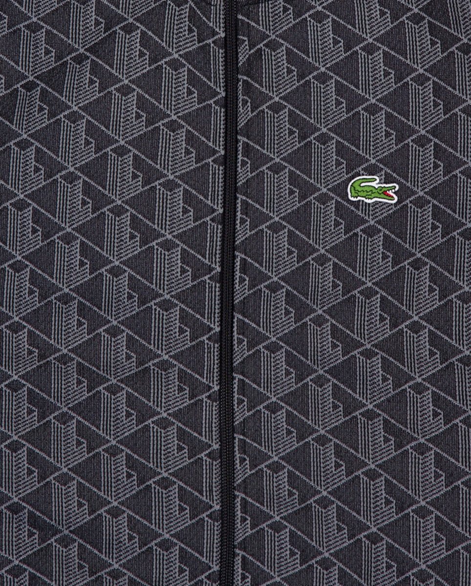 Sudadera Lacoste Paris Monogram Negro Hombre SH1368-00