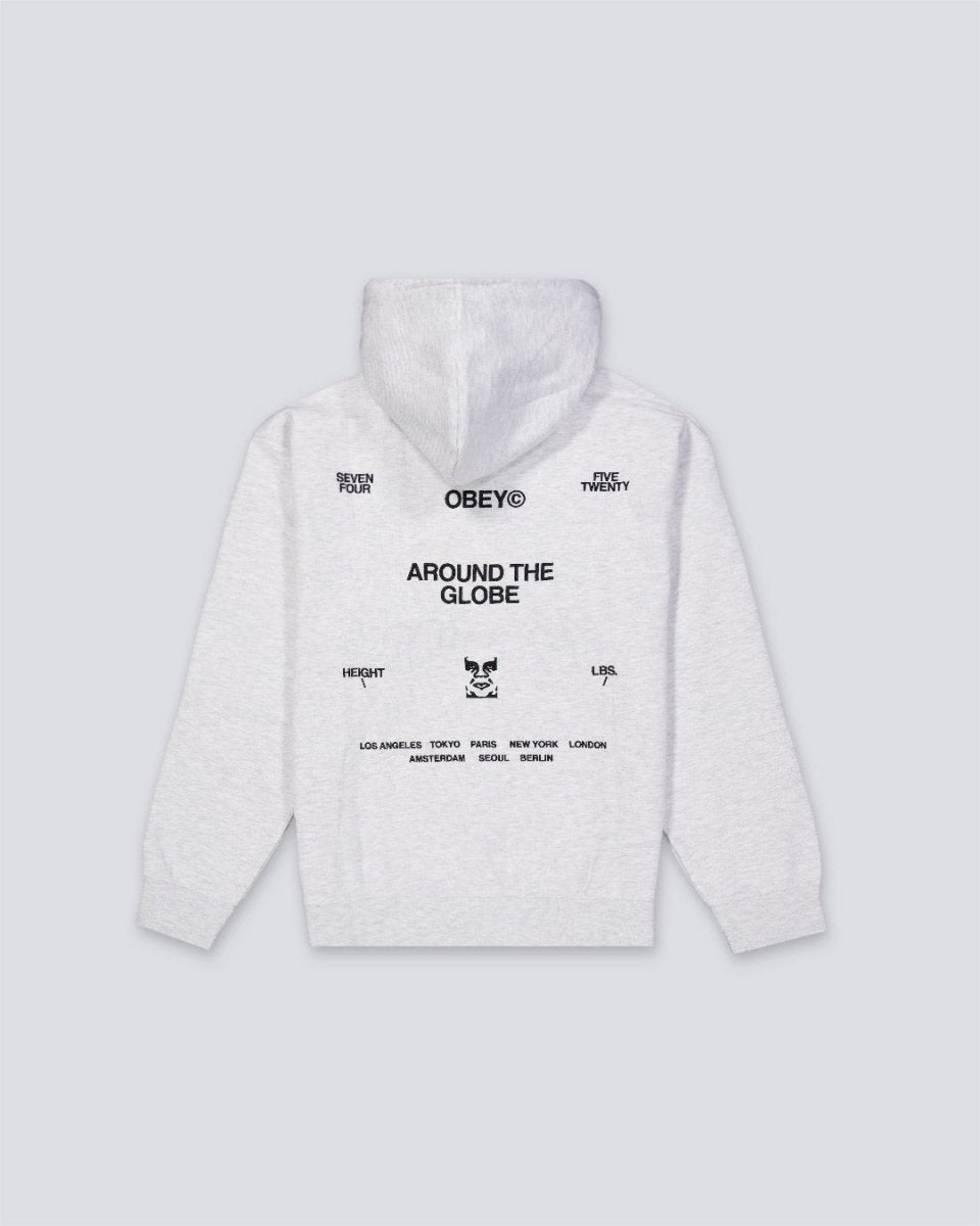 Sudadera Obey Business Hood Gris Hombre 112470241-AGRY