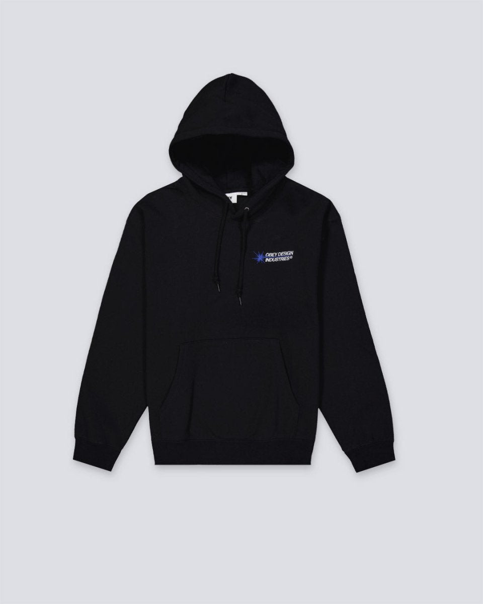 Sudadera Obey Industries Hood Negro Hombre 112470242-BLK