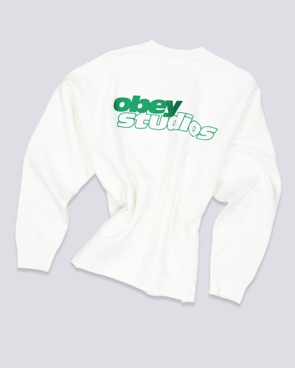 Sudadera Obey Tonic Blanco Unisex 112480173-OFF