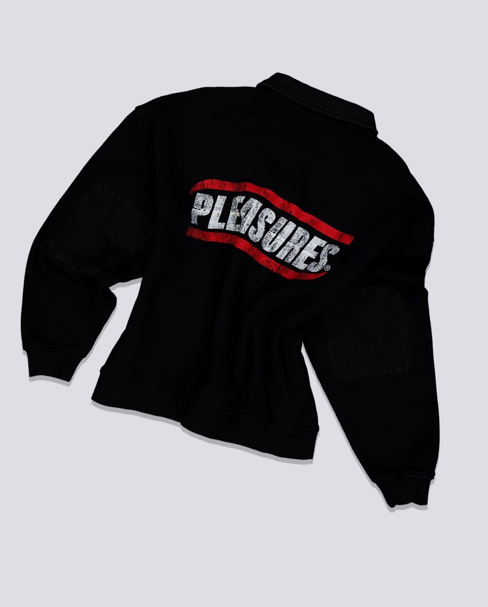 Sudadera Pleasures Gentle Polo Negro Unisex