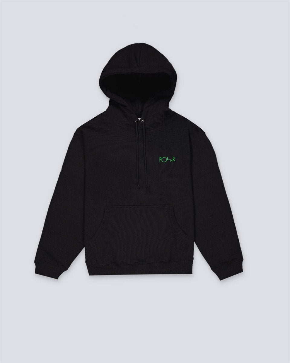 Sudadera Polar Skate Co Fill Logo Ourselves Collage Negro Unisex POLARSS25-15