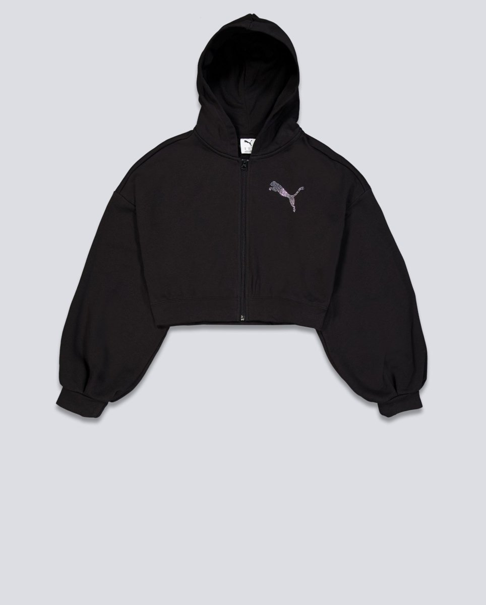 Sudadera Puma Essential Graphics Bedazzled Negro Mujer 635394-01